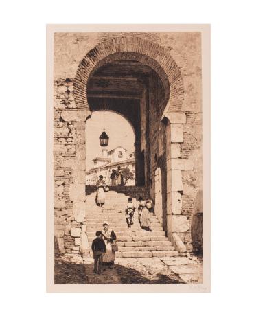 A Moorish Archway, Toledo, Spain