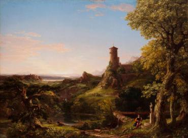 Landscape, The Vesper Hymn:  An Italian Twilight