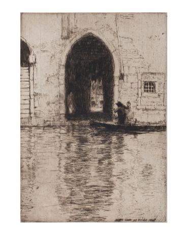 Sotto portico, Venice (Venetian Lagoon)
