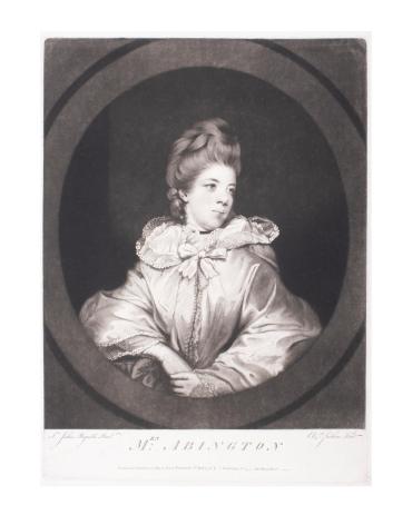 Mrs. Abington (after Sir Joshua Reynolds) (Frances Barton Abingtion, 1737-1815)