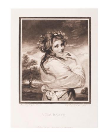 A Bacchante (after Sir Joshua Reynolds) (Lady Emma Hamilton, 1761(?)-1815)