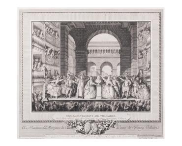 Couronnement de Votaire (The Crowning of Voltaire) after Jean-Michel Moreau le Jeunef