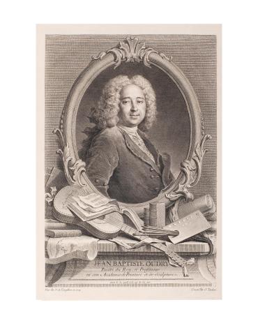 Portrait of Jean Baptiste Oudry (after N. de Largillière)