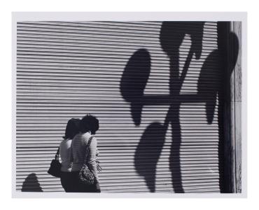 Two Women, a Large Blind, and shadows (Dos Mujeres y la Gran Cortina con Sombras), from Photographs by Manuel Alvarez Bravo