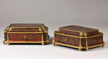 One of a Pair of Casket Boxes