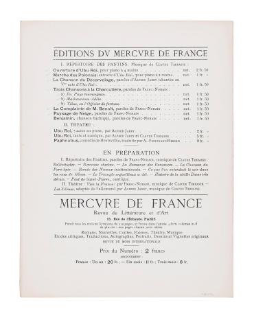 Trois chansons à la charcutière, no. 3