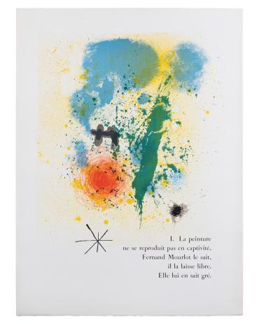 52 affiches - Miró lithograph