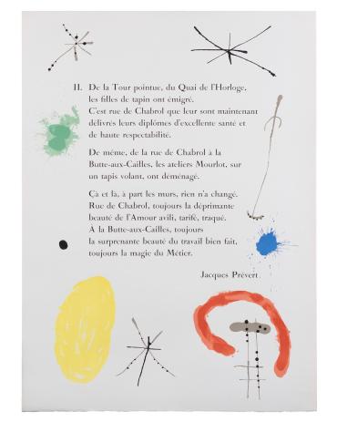 52 affiches - Miró lithograph