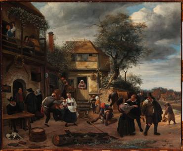 Peasants Before an Inn