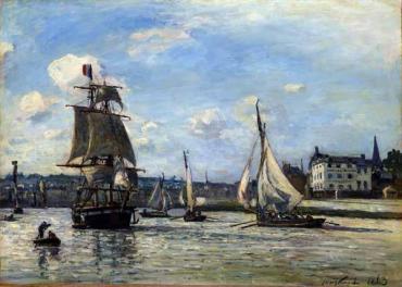 Entrance to Honfleur Harbor