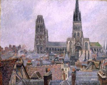 The Roofs of Old Rouen, Gray Weather