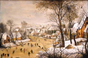 Winter Landscape with a Bird Trap