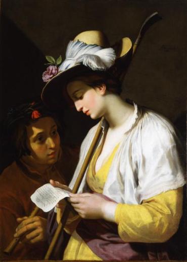 Shepherdess Reading a Sonnet