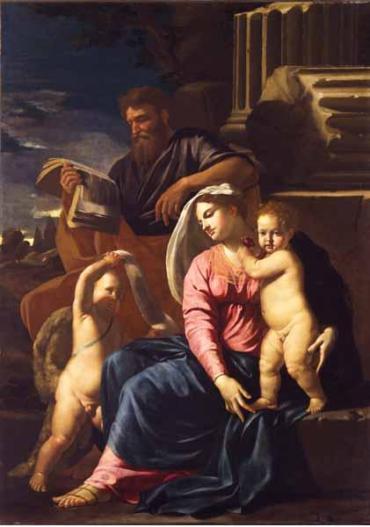 The Holy Family with Saint John