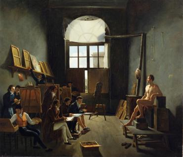 The Interior of David’s Studio at the Collège des Quatre-Nations, Paris