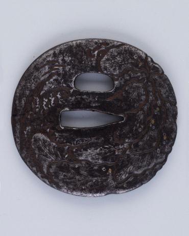 Sword Guard (Tsuba): Leaf Motifs