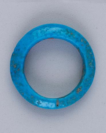 Blue faience ring