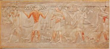 Offering Bearers in the Tomb of Kagemni, Sakkara