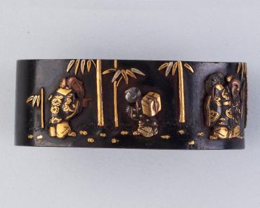 Fuchi: Four Sages and Boy in Bamboo Grove