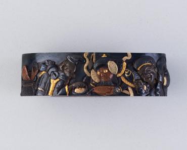 Fuchi: Ebishu, Bishamon, Daikoku and Hotei