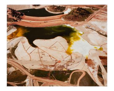"Waste Ponds: June 1984," from the series: Colstrip, Montana