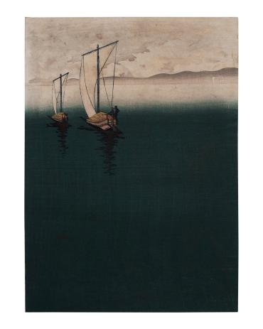 Two Boats on Inland Lake