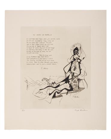 To Yeats in Rapallo, from 21 Etchings and Poems
