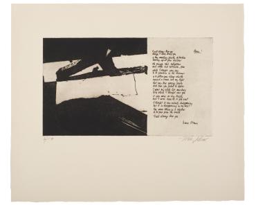 Poem, from 21 Etchings and Poems, by Grippe/Weisenthal