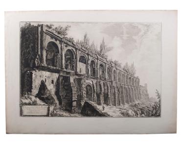 The So-called Villa of Maecenas, Trivoli (Avanzi della Villa di Mecenate) ( from the series, Vedute di Roma)