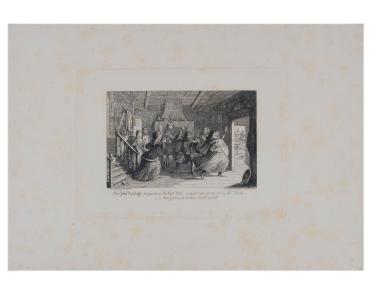 Sir John Falstaff disguised as Mother Pratt, from the portfolio The Life of Falstaff