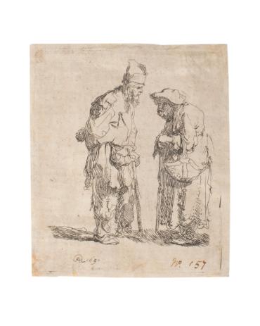 Beggar Man and Beggar Woman Conversing (H. 7, B.164) (II/II)