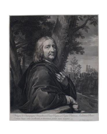 Portrait of Philippe de Champagne (1602 - 1674) (after P. de Champaigne)