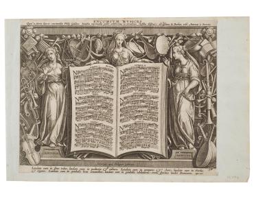 Title plate, from the series "Encomium Musices"