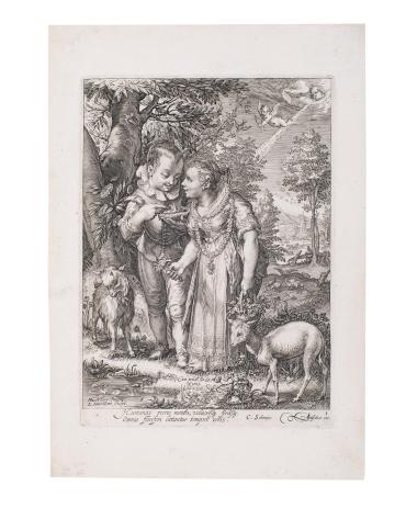 Spring (after Hendrik Goltzius) (from the Four Seasons)