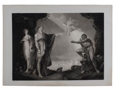Prospero, Miranda, Caliban, and Ariel from Shakespeare's The Tempest I