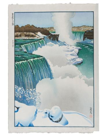 Niagara Falls, from the series Travels with the Master (Mieshô to no tabi: Naiagura bakufu)