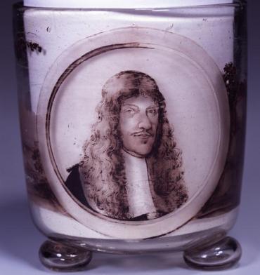 Beaker with Portrait of Robert de Gravels
