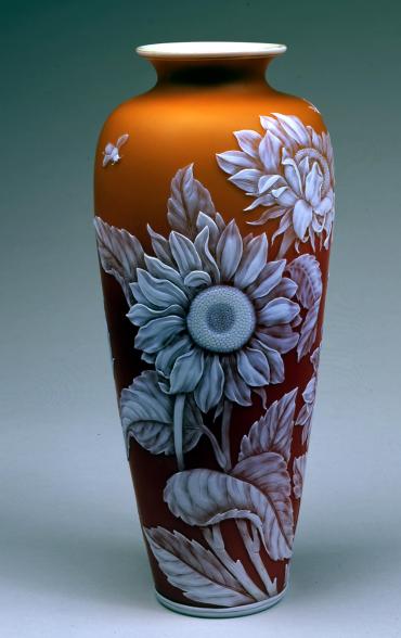 Vase with Sunflowers