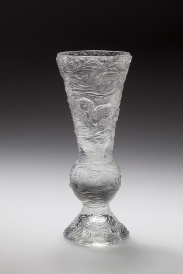 Rock Crystal-cut Vase