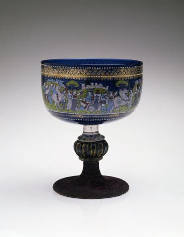 Footed Bowl with the Triumph of Fame