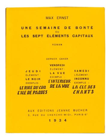 Vol. 5 of Une Semaine de Bonté ou Les Sept Eléments Capitaux