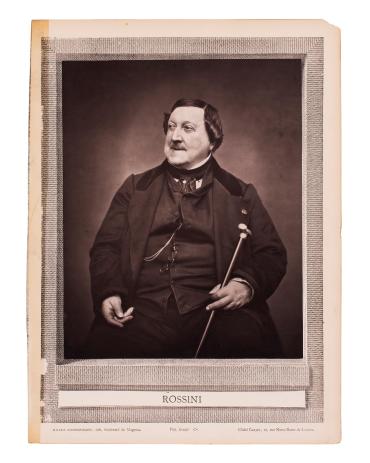 Portrait of Gioachino Rossini