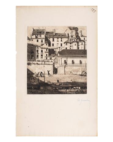 La Morgue, Paris (after Charles Meryon)