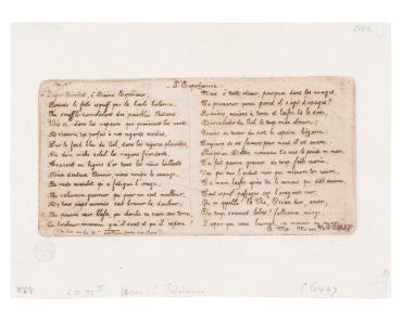 L’Espérance (Hope), Verses to accompany Pont-au-Change from Eaux-fortes sur Paris, pl.18 (D-W 35 II/III - S 38)