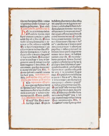 Missale Dominicanum (leaf)