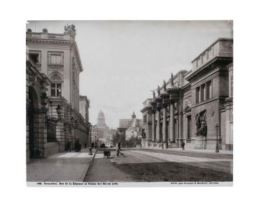 Rue de la Régence et Palais des Beaux Arts - Bruxelles