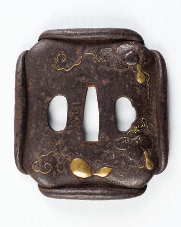 Sword Guard (Tsuba):  Gourd Vines