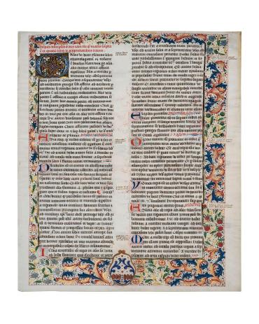 Page of the so-called Glanville Manuscript: Descriptio Orbis