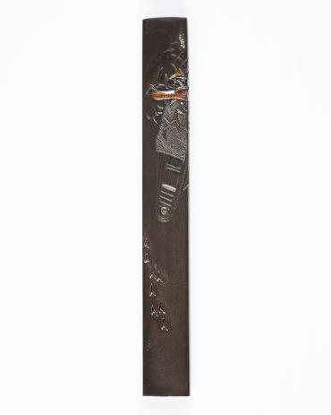 Kozuka: (front) Boat and Flying Geese; (back) undecorated