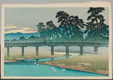 Asano River, Kanazawa, from "Souvenirs of Travel, First Series"